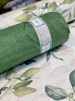 ملخفه گلدار سبز پارچه گلدار سبز روتختی گلدار سبز جدید