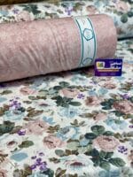ملحفه گلدار کرم ملحفه جدید کرم ملحفه نخی کرم