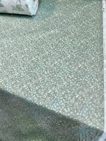 ملحفه گلدار سبز پارچه گلدار سبز روتختی سبز روتختی دونفره سبز ملحفه روتشک