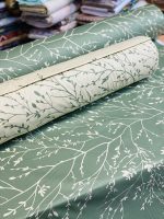 پارچه گلدار سبز جدید ملحفه روتشکی جدید ملحفه عروس