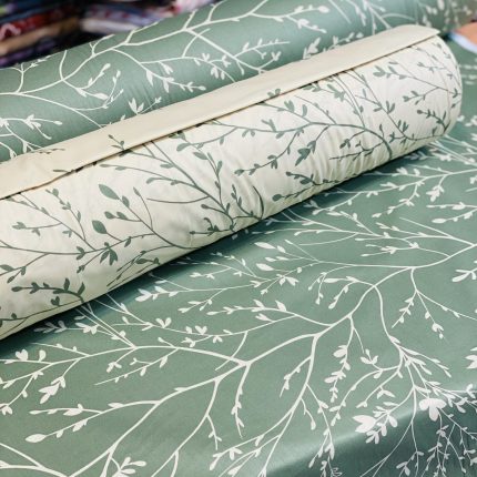 پارچه گلدار سبز جدید ملحفه روتشکی جدید ملحفه عروس