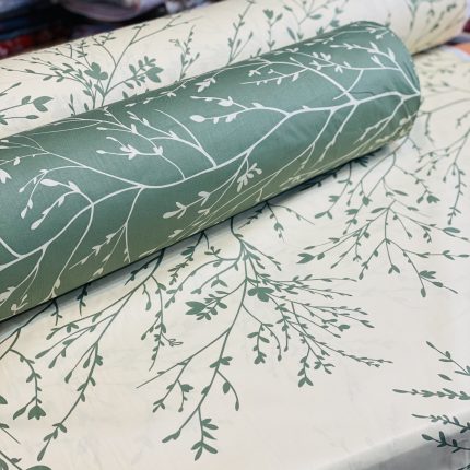 پارچه گلدار سبز جدید ملحفه روتشکی جدید ملحفه عروس