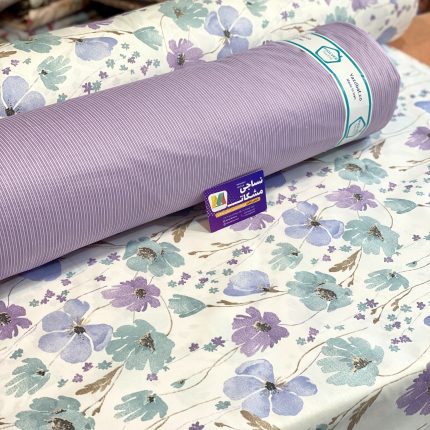 ملحفه گلدار بنفش ملجفه بنفش روتختی جدید بنفش گلدار روتشک عروس بنفش