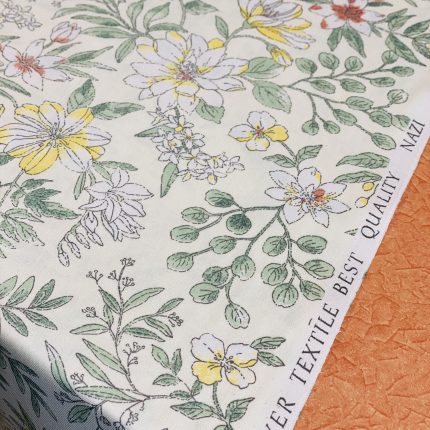 ملحفه گلدار سبز جدید پارچه روتختی گلدار سبز ملحفه روتشک گلدار سبز